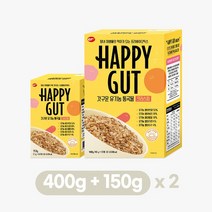 해피갓 갓구운 유기농 통곡물 크리스피 시리얼 15g x 10ea(상자), (400g+150g)x2