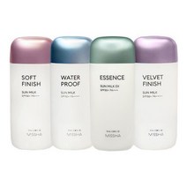 (1+1) 미샤 올어라운드 세이프블록70ml/선밀크/선크림, (1+1) 소프트피니쉬 선 밀크 70m