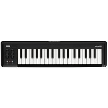 KORG 클래식 USB MIDI 키보드 microKEY2-37 음악 제작 DTM 공간 절약으로 자택 제작에 최적 시작할 수 있는 소프트웨어 라이센스 포함 댐퍼 페달 사용 가능 37 키