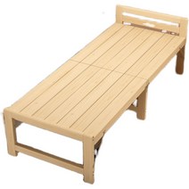 가정용병원침대 1인 접이식 원목 침대 매트리스 미니 이동식 보조 병원용 간이 야전 낮잠, 20cm 너비 x200cm 길이