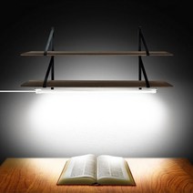 삼항LED 5V USB 스위치 자석 LED바 독서등 캠핑등 주방등, 듀얼스위치 52cm-3색(스위치조절)