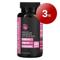 Nobi Nutrition 여성용 웨잇트 관리 프리미엄 지방 연소제 Womens Fat Burner 60정 1팩, 3팩