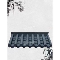 용마루 플라스틱 기와 한옥 지붕장식 처마 담장, 옵션5