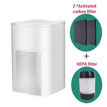 오캄라곰 공기청정기필터 새로운 UV 공기 청정기 활성 오존 Ionizer 살균 제거 냄새 2022 신선한 홈, 01 White-USB plug in