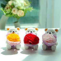 [리필향30ml증정] 선물하기 좋은! 은혜갚는곰돌이 방향제, 노란꽃_블랙체리