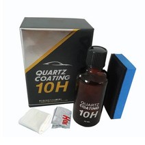 유리막코팅제 30ml 10h 그래핀 자동차 세라믹 코팅 12h 액체 나노 슈퍼 소수성 자동차 도금 스크래치 방지 자동차 광택 외부 관리, 검은색