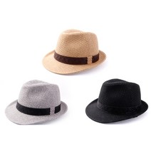 5월 밀짚 대두를 위한 빅사이즈 페도라