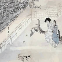 아이윙스 피포페인팅 Q1344 신윤복 이부탐춘 DIY명화그리기 DIY그림그리기, 상세페이지 참조