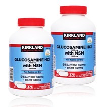 커클랜드 글루코사민 MSM 2통 12개월분 엠에스엠