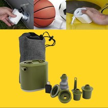 무선 전동 에어펌프 캠핑 자충매트 공기주입기 튜브 바람넣는기계 축구공 바람 넣기 빼기