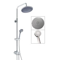 욕실 샤워기 세트 수전 헤드 혼합 해바라기 폭포 형, 1세트개