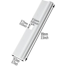 수직 블라인드 상단 행거 89mm 액세서리 수리용 칸막이 10 개