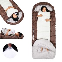 한타오 겨울 침낭 초대형공간 침낭 손 신축 자유, 2.2KG-중간 두께