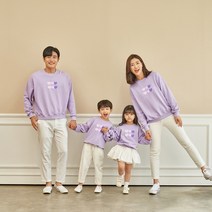 비다이어리 가족티 돌촬영 100일촬영 백일촬영 커플티 단체티 쓰리하트맨투맨 연보라 돌~초등생 엄마 아빠 사이즈가족티 돌촬영 100일촬영 백일촬영 커플티 단체티