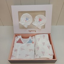 아가방 아가방 임신 출산선물로 좋은 배내저고리 손싸개 속싸개세트