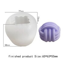 비 스틱 버블 큐브 양초 실리콘 몰드 3D 아로마 테라피 석고 손으로 만든 베이킹 초콜릿 디저트 케이크 금형 도구, BH-149