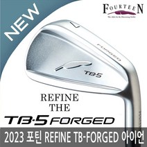 포틴 REFINE THE TB-5 FORGED 경량스틸 5아이언세트 2023년병행, 스틸 5아이언(6-PW)-R