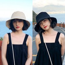 미엘미 여성 버킷햇 벙거지 모자 2종 세트