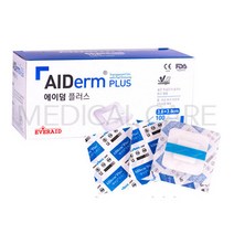 방수 드레싱밴드 에이덤플러스 3.8cmx3.8cm 100매, 단품