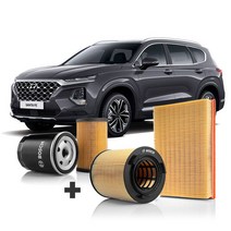 싼타페 [CM] (~2009.06) 2.0/2.2 VGT 보쉬 오일필터+에어필터 세트 O0015+A2117