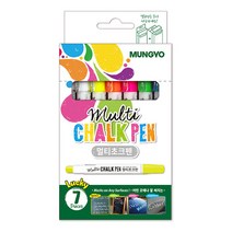 문교 멀티초크펜 6색7본입 물칠판분필 워터초크펜, 단품