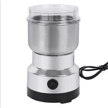 커피그라인더 커피메이커 원두분쇄기150W 전기 커피 그라인더 주방 시리얼 너트 콩 향신료 곡물 기계 다기, 01 WHITE_01 2 blades_01 미국