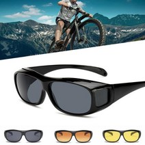 골프 자전거 야구 안경 위에 쓰는 선글라스 편광 스포츠, 3-안경위선글라스주황