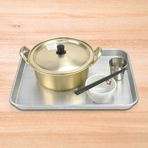 직사각 알루미늄 쟁반 업소용쟁반 특대형 대형 쟁반, 기본