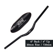 카본 자전거 간지 핸들바 라이저바 간지 드롭바 픽시 핸들FCFB 도착 탄소 MTB 세트 bucklos 25.4mm 31.8mm 자전거 라이저 핸들 바 620660720780mm, 31 8-720-30mm-블랙