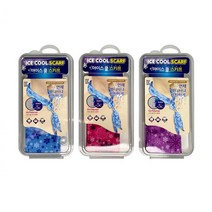 3컬러 데일리 쾌적한 아이스쿨 스카프 여름대비 폭염필수템 야외활동 낚시 등산, 퍼플