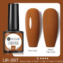 네일 폴리셔UR Sugar-네일용 젤 폴리쉬 매니큐어 7.5ML 크리스마스 반영구 베르니스 탑 코트 UV LED 컬러, 한개옵션1, 60 97