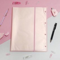 A3 브로마이드 8절지 시험지 화일 클리어 큰종이 정리 핑크 파일, A3 컬러 파일철 기본형