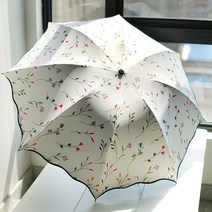 달순이네 UV 자외선차단 3단 암막 양우산 경량 우산 양산