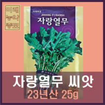 미래종묘 자랑 열무 씨앗 (25g) - 23년생산, 1개