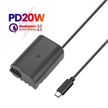 PD 유형 USB C DMW-BLK22 파나소닉 루믹스 G9 DC-S5K DC-S5 GH5S GH5 II GH6 카메라 충전기 용 더미 배터리 전원 어댑터, 단일옵션