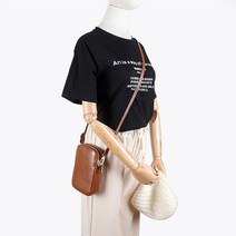 에스텔라 2단 수납 레더 핸드폰 가방 TLP415