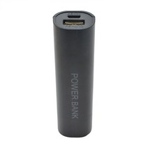 금속 보조베터리 DIY 키트 보관 케이스 상자 무료 용접 복 1X 18650 배터리 5V 1A USB 외부 충전기 전화, 01 Black
