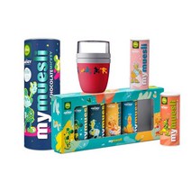 유럽직구 시리얼 mymuesli Disney Mickey Mouse Probierpaket - Müslibecher 2Go (500 ml und 300 ml) & 1 Dose C, mm x Disney Probierpaket + 2Go