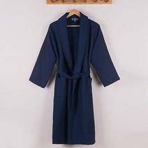 호텔샤워가운 샤워 로브 면 브랜드 타월링 테리 잠옷 겨울 두꺼운 화이트 목욕, 푸른, m