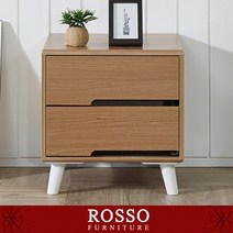 [로쏘] 로프리 2단 다용도협탁, 색상:화이트