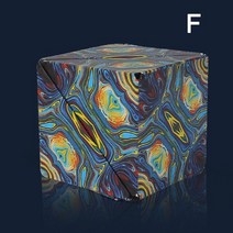 안티 스트리트 3D 퍼즐 마그네틱 큐브 매직 다양한 변경 가능한 적 핸드 플립 릴 리버 감압 피지 장난감, [05] F