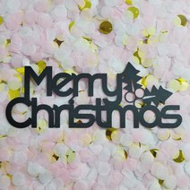 [코니보미]1200 Merry Christmas 메리 크리스마스 토퍼 고정문구 도매 케이크 공방 대량