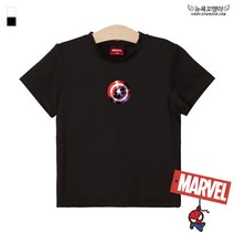 뉴욕꼬맹이 마블 냉감 티셔츠(아스킨) P008 캡틴아메리카