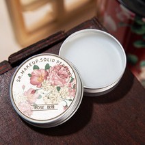 진스온 남녀공용 휴대용 고체 향수 여성용 솔리드 모란 라벤더 연꽃 사쿠라 밤 상큼하고 우아함 오랜 시간 바디 발한 억제제 선물, 1.Rose