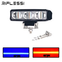 중장비 안전등 경고등 사고방지 1x DC - 80V 포크 리프트 라이트 레드 블루 트럭 LED 작업 조명 안전 경고, 01 Red