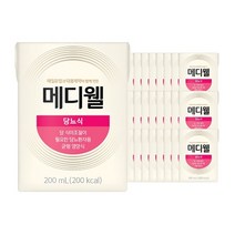 매일우유 메디웰 당뇨식 195ml x 24팩/구뉴트리웰 당뇨식/ 엠디웰 환자영양식, 상세페이지참조, 24개