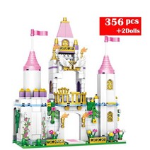 레고호환 버스 디즈니 냉동 안나 엘사 공주 캐리지 말 빌딩 블록 키트 벽돌 클래식 영화 모델 키즈 소녀 완구 어린이 선물 용품, 상자 없이6