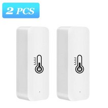 Tuya/SmartLife App ZigBee 스마트 온도 및 습도 센서 Alexa Google 홈 오토메이션, [06] 2 PCS