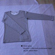 새로운 도착 전자기 방사선 보호 긴 속옷 세트 EMF 차폐 실버 섬유 닫기 피팅, Underwear tops 2_XXL