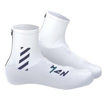 [엠씨엔스포츠] 클릿슈즈 화이트 방풍/발수 커버-자전거 슈커버, size:L